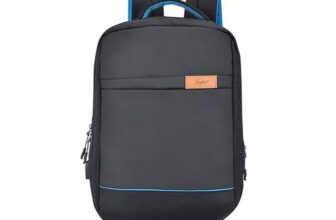 SPENZ BAGS Travel Laptop Backpack for Women’s & Men|Carry On Bag, College & School Students Bookbag With Raincover (Medium Size)