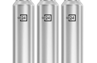 PEXPO Water Bottle 1 ltr Go24 Stainless Steel Sports/Fridge Bottle with Sipper Cap (Pack of 3)| Single Wall | For Home, Office, Gym, Travelling | Lightweight | Craft Pro 950ml | Silver
