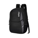 Safari Nudge Laptop Backpack for men & women, school bag for boys and girls, college bag, office bag, travel bag, 3 compartments, Bottle holder, Front pocket, Color Black
