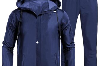 Mens Fashiera Waterproof Reversible Raincoat for Men