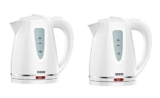 Usha EK 3315 Electric Kettle 1 L, 1200 Watt (White) Pack of 2