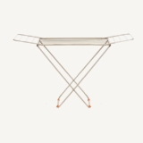 Bonkaso Stainless Steel Foldable Cloth Double Drying Stand, for Drying Clothes, Grey, Pack of 1