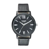 Sonata Poze Quartz Analog Black Dial Leather Strap Watch for Men-SP70039KL01W