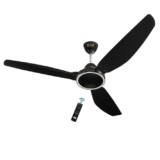 KUHL Brise E3 1320mm Stylish Power Saving BLDC Ceiling Fan with Remote |30 W | 5 Star | Low Noise | IoT- operates via Mobile & Alexa | Reverse Mode |5 Yrs Warranty on Motor | Free Installation |Black