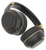 H6 Over Ear Headphones with RGB Light, Upto 50 Hrs Playtime, Fast Charging, in-Built ENC Mic, 40mm Titanium Bass Drivers, Super Soft Cushion, AUX in, Foldable Design, Wireless Bluetooth (Black)