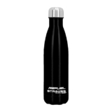 Strauss Refuel Steel Water Bottle | Leak Proof & Rust Free | Ideal for Office, Gym, Sports, Kitchen, Hiking, Trekking & Travel | Vacuum Insulated,(Black)