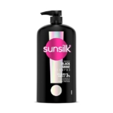 Sunsilk Stunning Black Shine Shampoo 1 L|| With Amla + Oil & Pearl Protein|| Gives Shiny|| Moisturised and Fuller Hair – Paraben Free