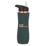 The Better Home Copper Water Bottle with Sipper (700ml) | 100% Pure Copper Bottle |Boosts Immunity & improves Health| 100% Copper Water Bottle | With Anti Oxidant Properties | Teal