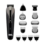 Morphy Richards Kingsman Pro 12-in-1 Grooming Kit for Men| Rechargeable All in One Men Trimmer|5 Face Nose Ear Hair Blades| Nose & Ear Trimmers| Private Part Shaving Body Groomers I 2-yr Warranty