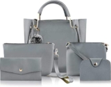 Fargo PU Leather Latest Handbags For Women’s Ladies Combo Of 5 Shoulder Bag For Girls