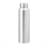 Adograce 900ML Stainless Steel Water Bottle, Leak-Proof, Rust-free Steel Bottle, Easy Grip, Easy to Carry, Travel Bottle, Silver (Silver, 900 ML)