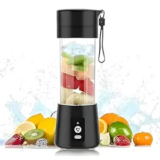 DADLM® Portable Blender, USB Rechargeable Mini Juicer Blender,Electric Juicer Bottle Blender Grinder Mixer, Personal Size Blender for Juices, Shakes and Smoothies,Fruit Juicer Machine (1)