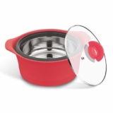 ASIAN Plastowares – Sonic Inner Steel Casserole (1000 ml, 1500 ml) Set of 2 | BPA-Free | Food Grade | Keeps Food Hot | Ideal for Serving, Gifts for Diwali & Housewarming | Casserole for Roti | Green