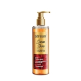 Streax Serum Shine Shampoo, 490 ml for Frizzy and Dry Hair | Paraben-Free Hair Shampoo with Silicon Boosters & Vit B5 | Controls Frizz, for Smooth & Shiny Hair