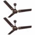 Polycab Superia Lite 1200 mm underlight LED with Remote Luxury Metallic Finish 1 star Ceiling Fan (White)