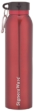 Signoraware Single Walled Stainless Steel Fridge Water Bottle, 1 Litre, Multicolor,Set of 1