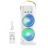 Portronics Plugs 2 8W Portable Bluetooth Speaker with Inbuilt Mic, Dynamic RGB Lights, Bluetooth 5.3V, USB Drive Port, SD Card Port, IPX5 Water Resistant, Integrated Controls, Type C Charging(Black)