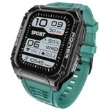 boAt Wave Armour 2 Smart Watch w/ 1.96″ (4.9 cm) HD Display,BT Calling, Coins, Rugged Design,100+Watch Faces,Compass Feature,Big Box Speakers, HR&SPO2 and Stress Monitoring,IP68(Teal Green)