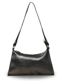 LIKE STYLE Textured PU Leather Handbag with Zip Closure, Spacious Compartment, Daily Use