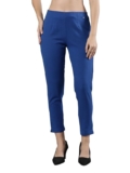 Femmora Comfortable Fit Solid Straight Pant, Breathable Cotton Fabric with Side Zip Button Closure, for Women, Pack of 1