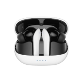 amazon basics TWS in-Ear Earbuds (AB-T08) with Fast Charging up to 50 Hours of Playtime | Dual 10mm Driver | IPX4 Water-Resistance | Bluetooth 5.3 | Charging Case with Mic | Touch Control (White)
