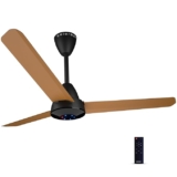 Colorbot Helix BLDC Ceiling Fans 1200mm | BEE 5 Star Rated | 370 RPM | Savings up to 65% | Remote Control (Boost, Timer, LED, Reverse Mode) | 4 Years Warranty (Urban Oak