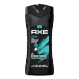Axe Apollo 3 In 1 Body, Face & Hair Wash For Men, Long-Lasting Refreshing Sage & Cedarwood Fragrance For Upto 12Hrs, Natural Origin Ingredients, Removes Odor & Bacteria, No Parabens, 400ml