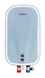 ACTIVA 3 Litre INSTANT 3 KVA (0.8 MM THICK) Special Anti Rust Coated 304L Pure SS Tank Volcano Geyser With 5 years warranty,Wall