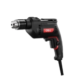 Deli EDE-CZ13-1E 680W Corded Electric Impact Drill with 0-3000RPM No-Load Speed 0-48000/min Impact Rate 220-240v ~50hz/60hz Drilling Tool for Wood Metal & Masonry (Pack of 1, Yellow)