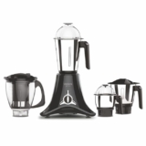 Vidiem Mixer Grinder 618 A VSTAR 1000 watt (Black) with 3 Leakproof Jars & 1 Juicer Mixer Grinder | self-lock for wet & dry spices, chutneys & curries | 2 Years Warranty