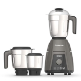 Crompton DuroElite 800Watt Mixer Grinder with Motor Vent-X Technology (3 Stainless Steel Jars, Mettalic Finish)