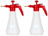 Kraft Seeds by 10CLUB Pressure Spray Pump (1000ml, White and Red) | Plastic Spray Pump for Gardening | Mist and Jet | Pressure Sprayer for Home Gardening | Easy Use Spray Pump | Hand Powered