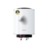 Lifelong Water Heater for Home – Water Geyser 10 ltr with 3 Star BEE Rating – 2000W Electric Geyser for Bathroom with Metal Body & Tank -Vertical Wall Mount Hot Water 10 Litre Storage Geyser (LLSWH10)