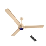 Orient Electric I Tome Pro 1200 mm BLDC Ceiling Fan with Remote & LED Indicator Lights, 5 Star Rated Energy Efficient Fan with High Air Delivery, 3 Years Warranty by Orient – Topaz Gold