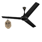 KUHL Prima A 1200MM 65% Power Saving BLDC Ceiling Fan | 28W | BEE 5 Star Rated & ISI Marked | High Air Flow | 5 Year Brand Warranty On Motor | Black | Without Remote