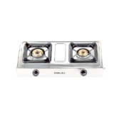 Bajaj Ultra Ss 2B Open Gas Stove, Multicolored, Steinless steel