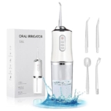 Verilux® Professional Flosser Cordless, Teeth Cleaner,Rechargeable & Portable Flosser, Flossers for Teeth,Electric Toothbrush with Flosser with 3 Modes.