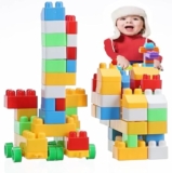 ANKIRANT MEGA 25+ Piece Building Block Toy Set with Jumbo Brightly Colored 8 Unique Fun Shapes Giant Big Blocks for 3 Years Old Boys & Girls Kids Best Gift Toy Educational Learning Game (25 pcs)