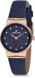 Daniel Klein Analog Blue Dial Women’s Leather Watch-Dk11675-7