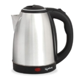 Lifelong ISI Certified Electric Kettle 1.5L with Stainless Steel Body, Easy and Fast Boiling of Water for Instant Noodles, Soup, Tea etc. (1 Year Manufacturer’s Warranty, Silver, LLEK15)