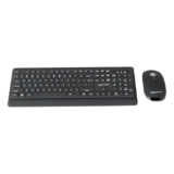Amazon Basics Wireless Keyboard and Mouse Combo | 12 Months* Battery (Cells Included) | Silent Keys 800/1200/1600 DPI | Chiclet Keys Spill Resistant Keyboard for PC/Laptop (Black)