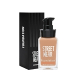 STREET WEAR Foundation -Medium Deep (Medium Deep) – 30 ml -Weightless, Buildable Coverage, Breathable, Water-based Formulation for Daily Use, Enriched with Vitamin E
