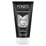 POND’S Bright Miracle Detox Facewash | 10X Power of Activated Charcoal| For Deep Cleaned Skin | Reveals Glow, Pollution Clear Face Wash, 150gm