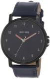 Fastrack Men Leather Sonata Blue Dial Analog Watch -77083Nl01, Band Color-Blue