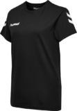 hummel Go Cotton Round Neck Cotton Rich Half Sleeve Solid Regular fit Cottonpoly T-Shirt for Women Comfortable Soft Breathable Fabric Stretchable for Everyday Use Ideal for Casualwear