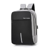 TRUE HUMAN® Anti-Theft backpack with USB charging port with anti-theft pockets, Laptop bag/office bag/travel bag for men and women