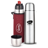 Pigeon by Stovekraft Bullet Stainless Steel Vaccum Insulated Flask for Hot and Cold (1000 ml)
