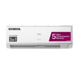 Godrej 1 Ton 3 Star, 5 Years Comprehensive Warranty, AI Powered, 5-In-1 Convertible Cooling, Inverter Split AC (Copper, Model, Heavy duty cooling at 52 °C, AC1T EI 12PINV3R32 WYQ 3S, White)