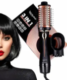 Urban yog MakeMeeBold 3-in-1 Hot Air Brush| 1.5-inch Barrel | Hair Dryer Hair Straightener Volumizer Blow Dryer Styling Tool,1200 Watt, Multicolour