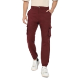 Campus Sutra Men’s Regular Fit Low Rise Cargo Pant